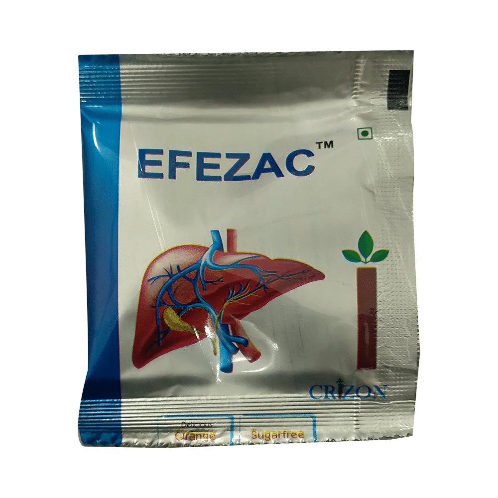 Efezac Sachet Delicious Orange Sugar Free - Image 1