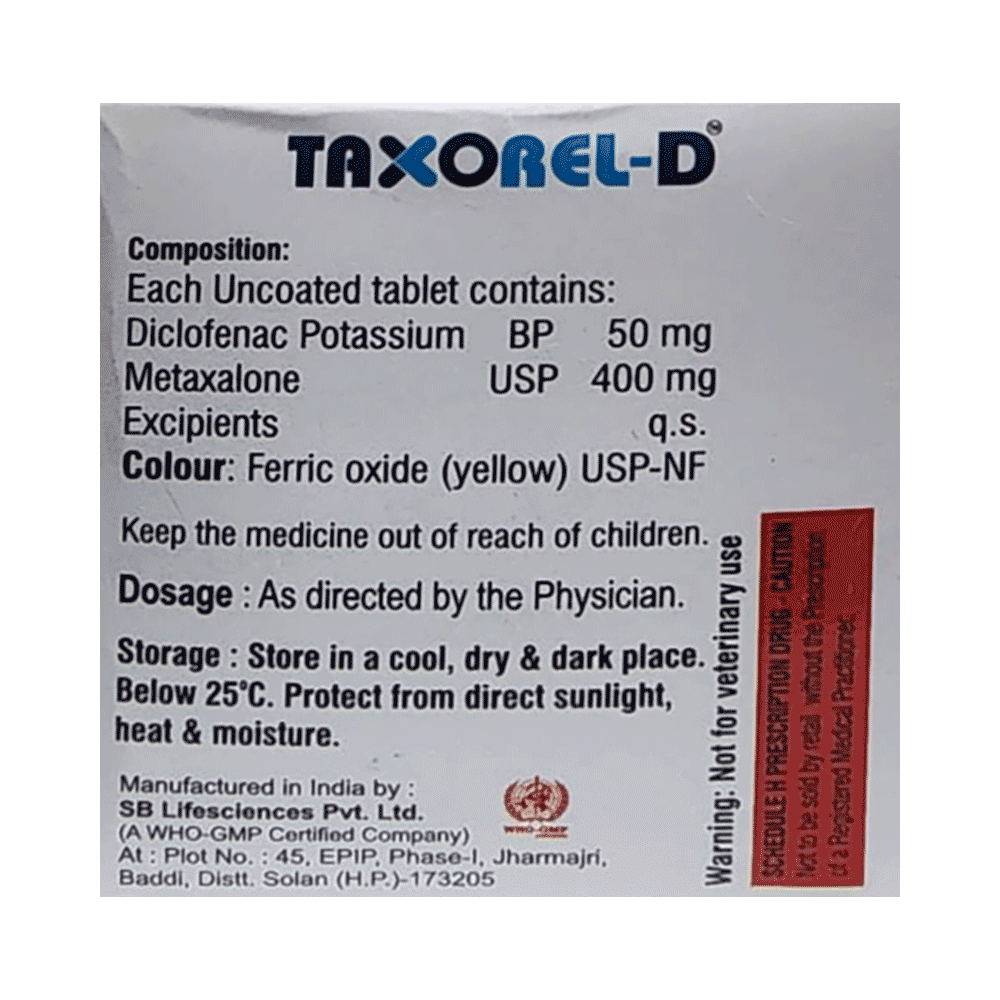 Taxorel-D Tablet - Image 2