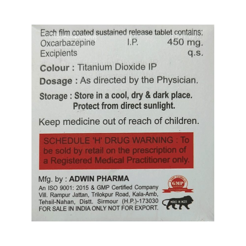 Oxecar 450 Tablet SR - Image 2