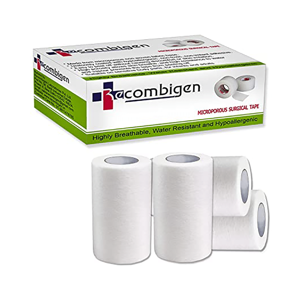 Recombigen Microporous Surgical Tape 2inch x 9m - Image 1
