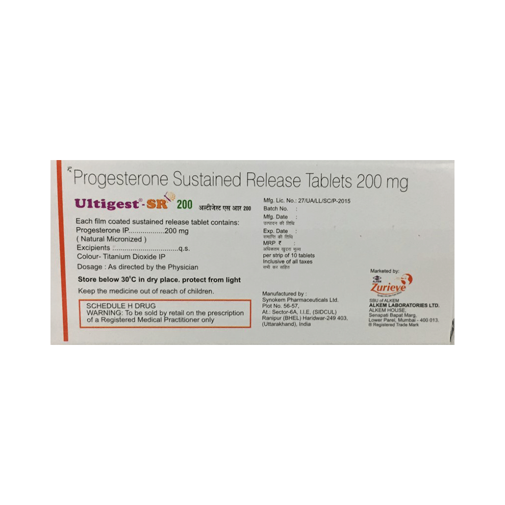 Ultigest -SR 200 Tablet - Image 2