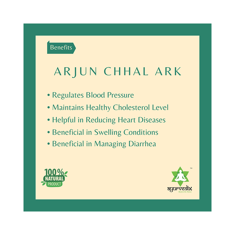 Ayurvedix Arjun Chhal Ark (200ml Each) - Image 3