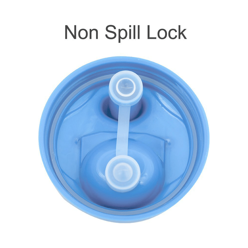 Mee Mee No-Spill Sipper Cup with Double Handle Blue - Image 5