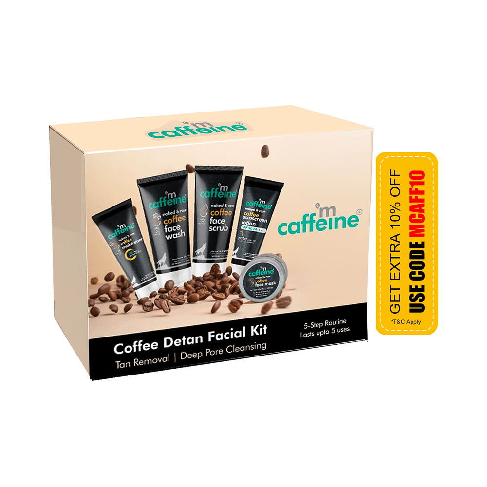 mCaffeine Coffee Detan Facial Kit - Image 3