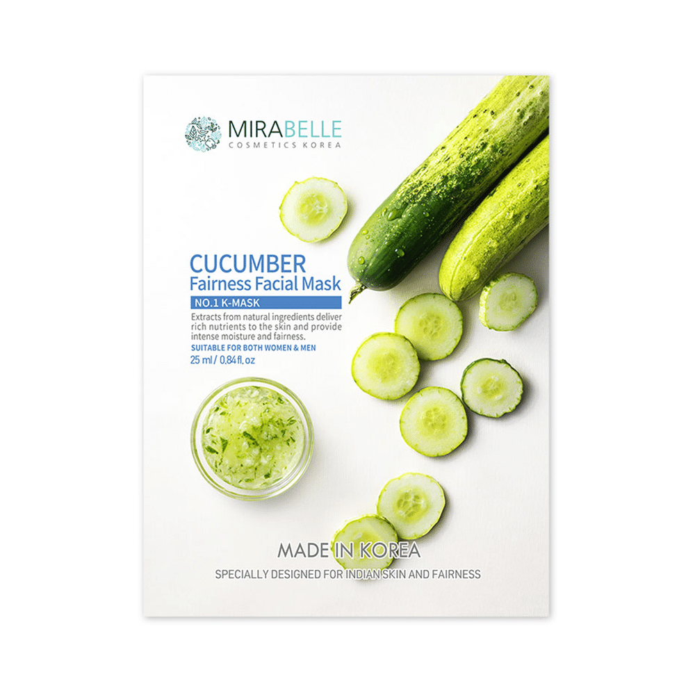 Mirabelle Cosmetics Korea Cucumber Fairness Facial Mask