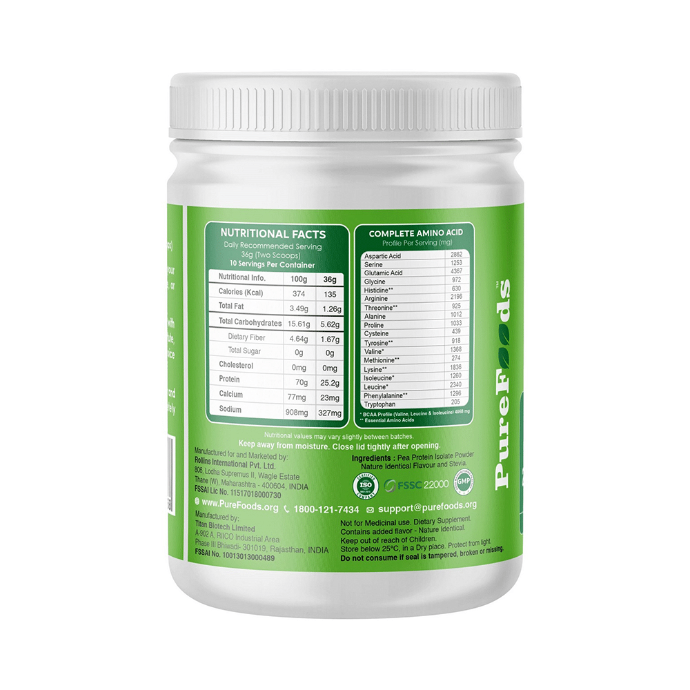 PureFoods PF Pea Protein Isolate Chocolate - Image 2