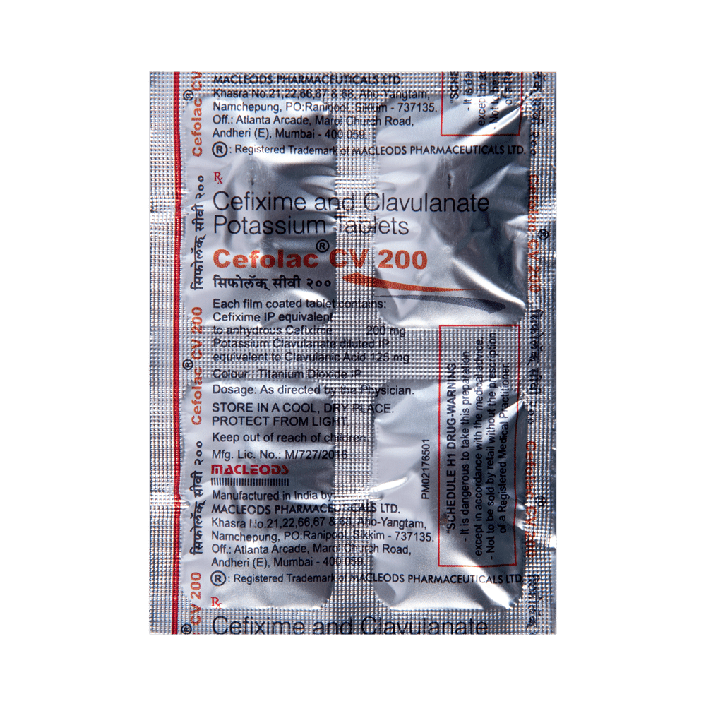Cefolac CV 200 Tablet - Image 4