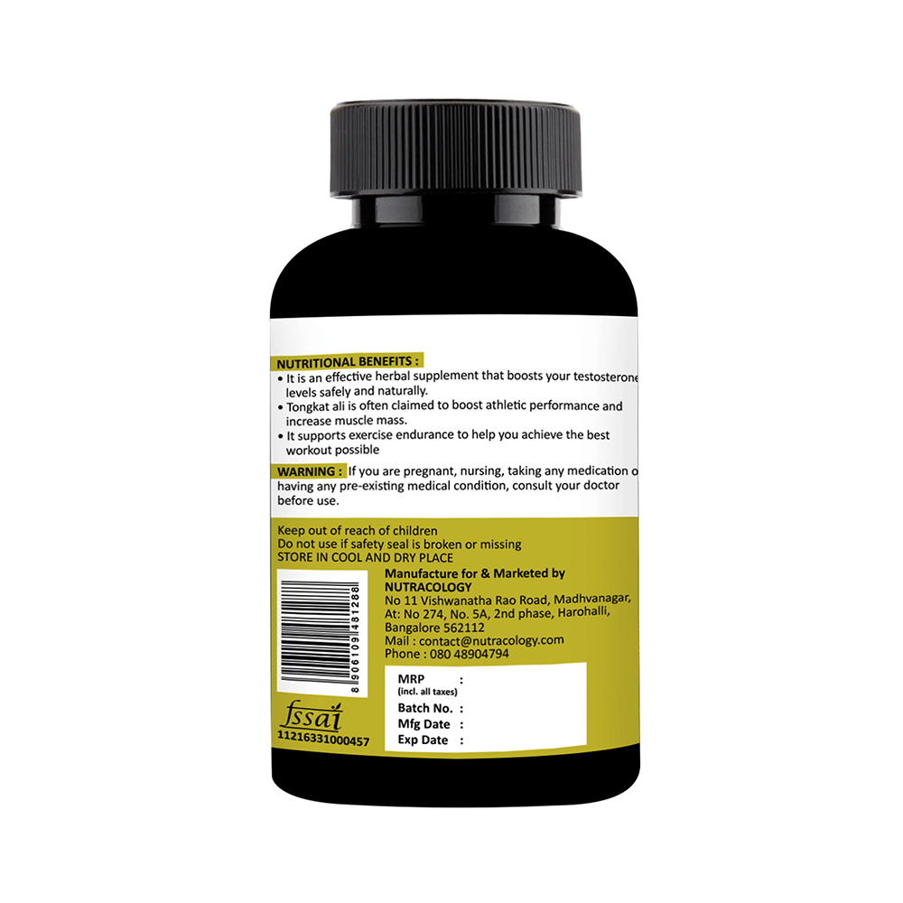 Nutracology Tongkat Ali Tablet | For Muscle Mass & Athletic Performance - Image 3