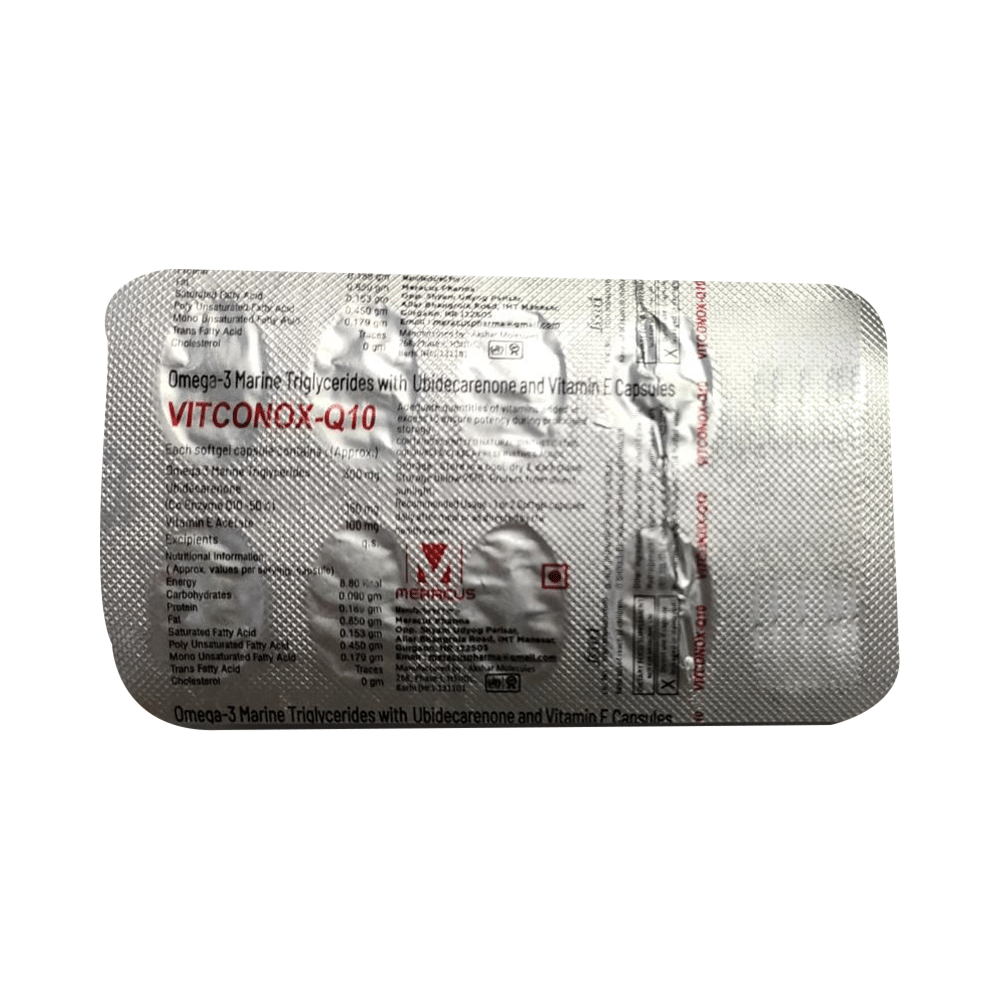 Vitconox-Q10 Soft Gelatin Capsule