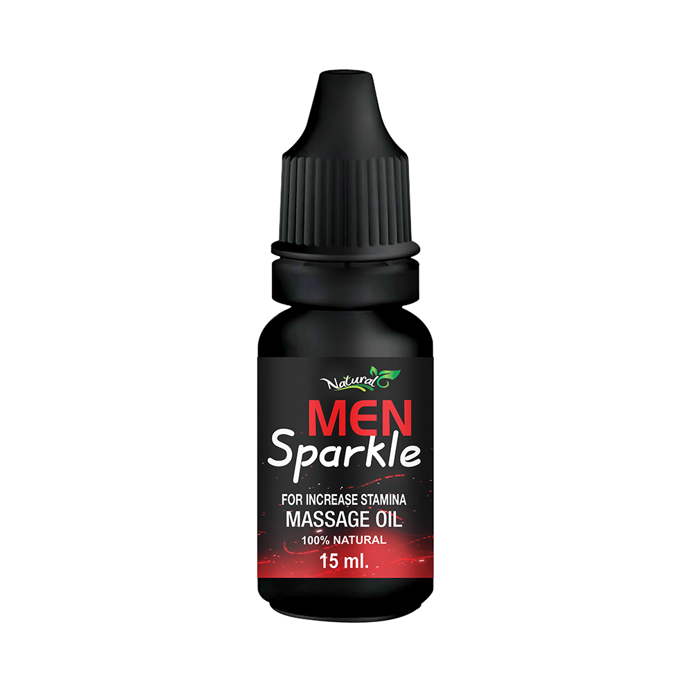 Natural Men Sparkle for Increase Stamina Massage Oil