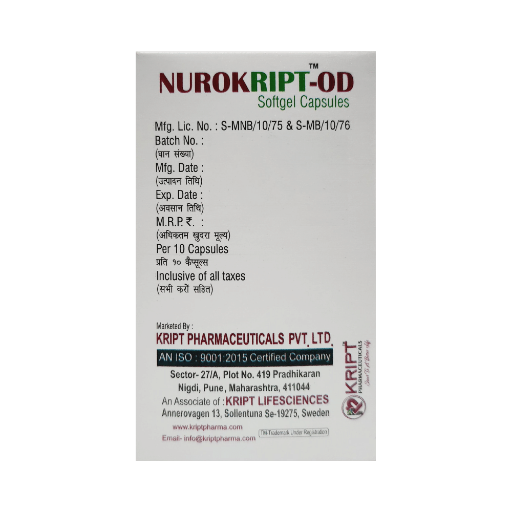 Nurokript-OD Softgel Capsule - Image 2