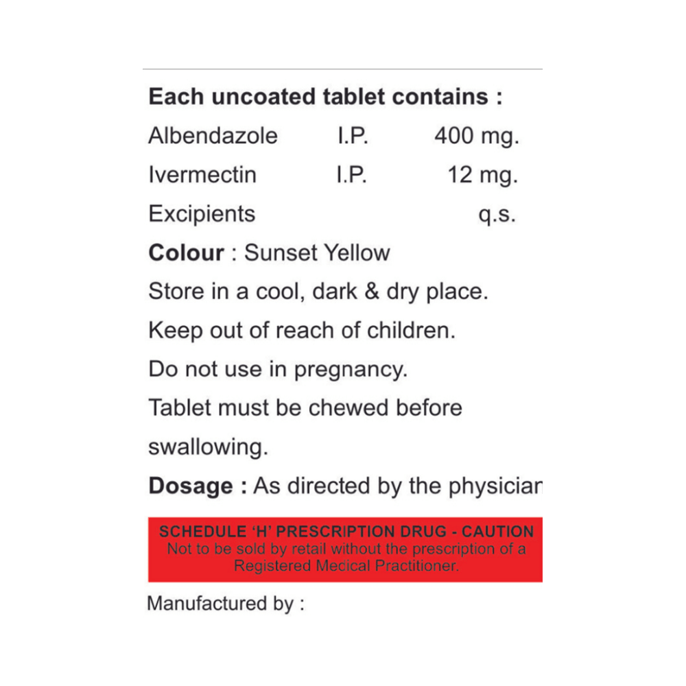 Alewor-I 12 Tablet - Image 2
