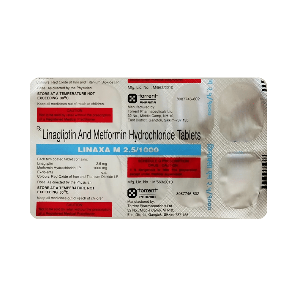 Linaxa M 2.5/1000 Tablet - Image 3