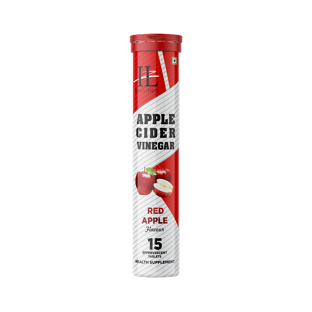 Iron Lifters Apple Cider Vinegar  Effervescent Tablet (15 Each) Red Apple - Image 2