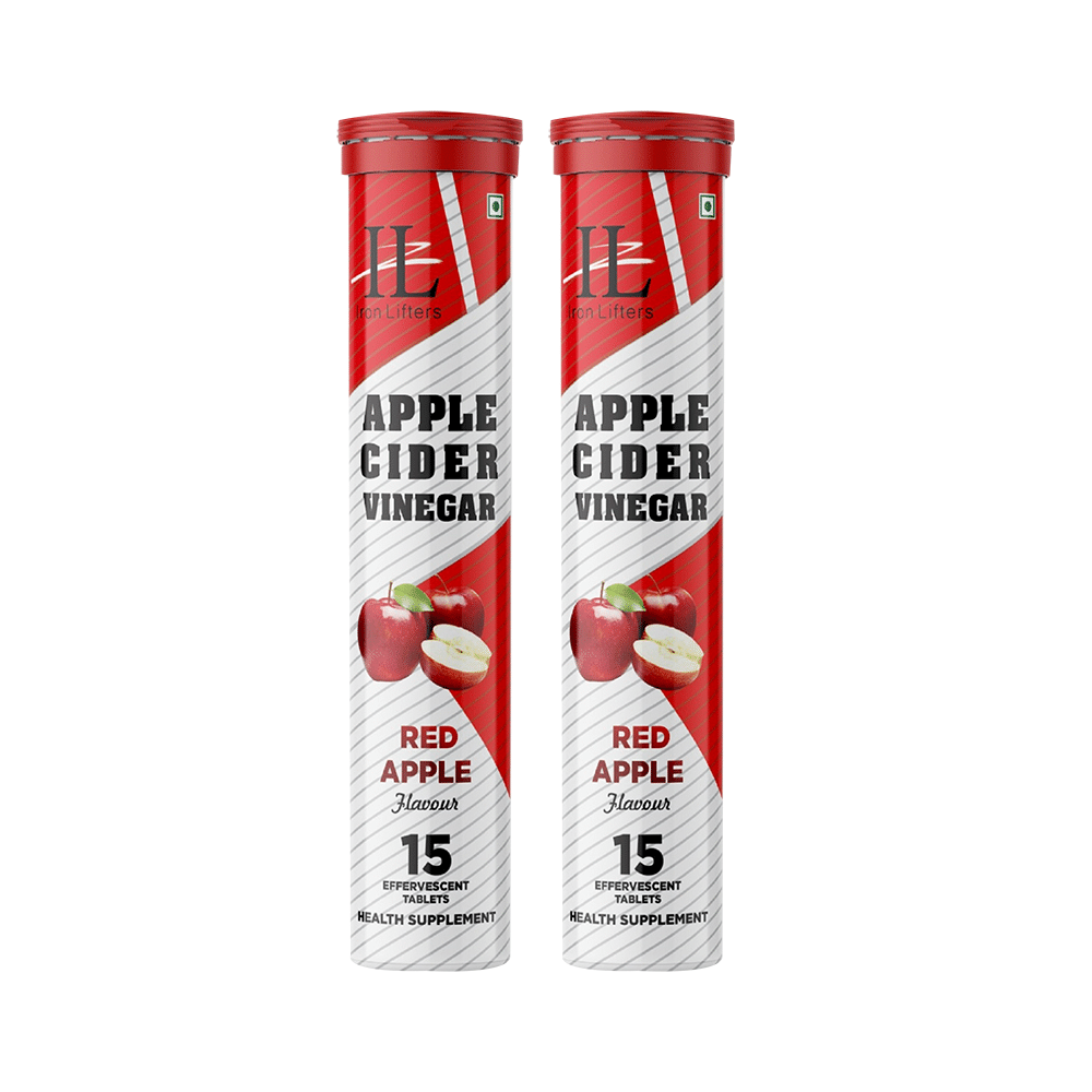 Iron Lifters Apple Cider Vinegar  Effervescent Tablet (15 Each) Red Apple - Image 1
