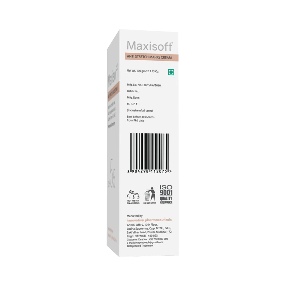 Maxisoft PH 5.5 Anti Stretch Mark Cream (100gm Each) - Image 3
