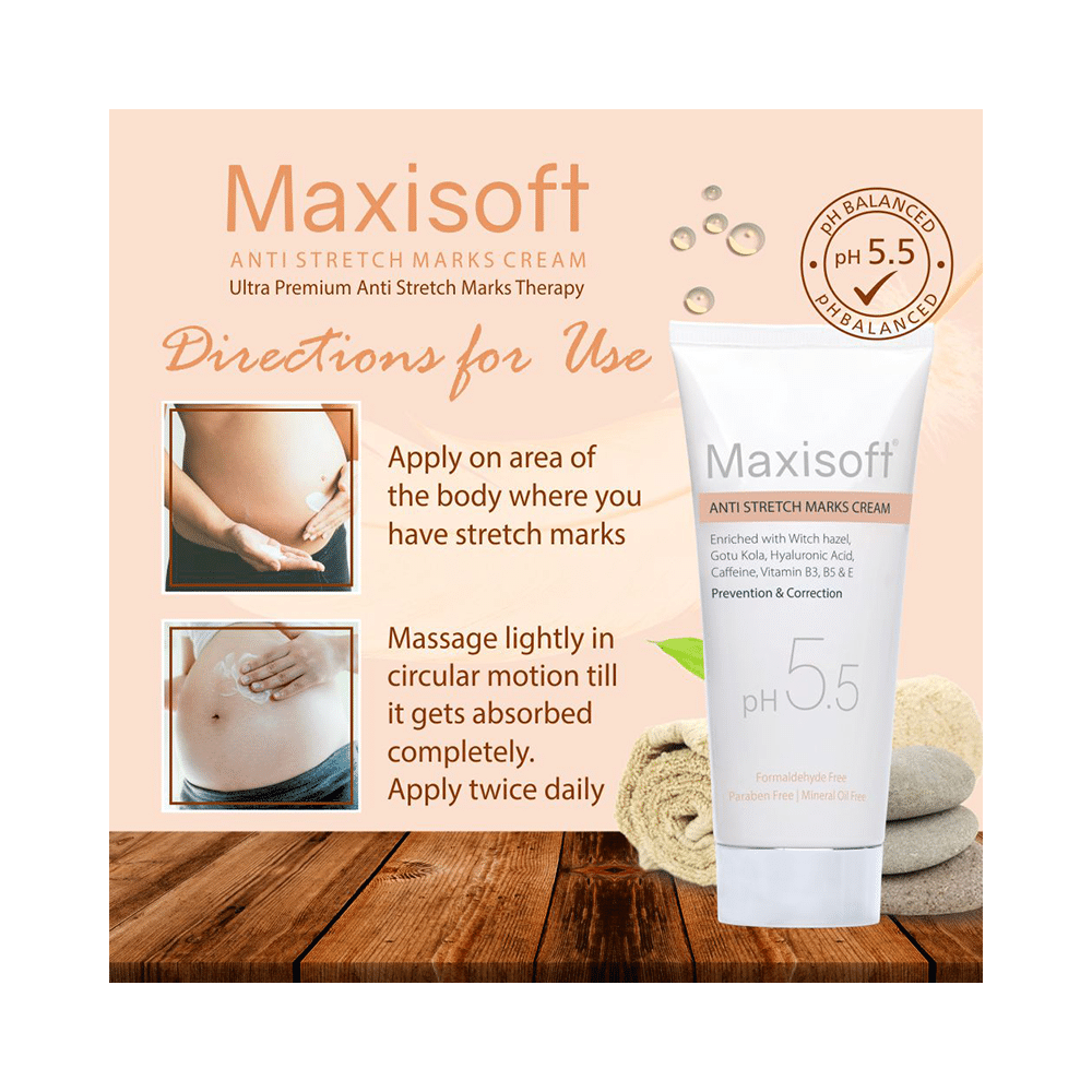 Maxisoft PH 5.5 Anti Stretch Mark Cream (100gm Each) - Image 8