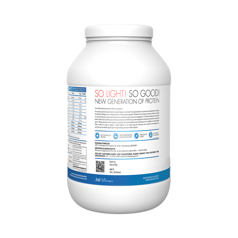 QNT Light Digest Whey Protein Coconut - Image 3