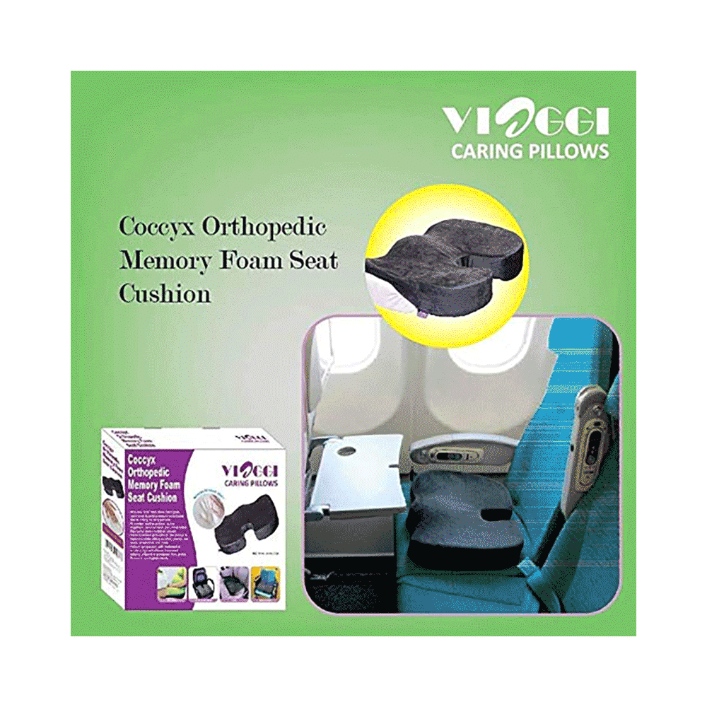 Viaggi Coccyx Orthopedic Memory Foam Seat Cushion - Image 9