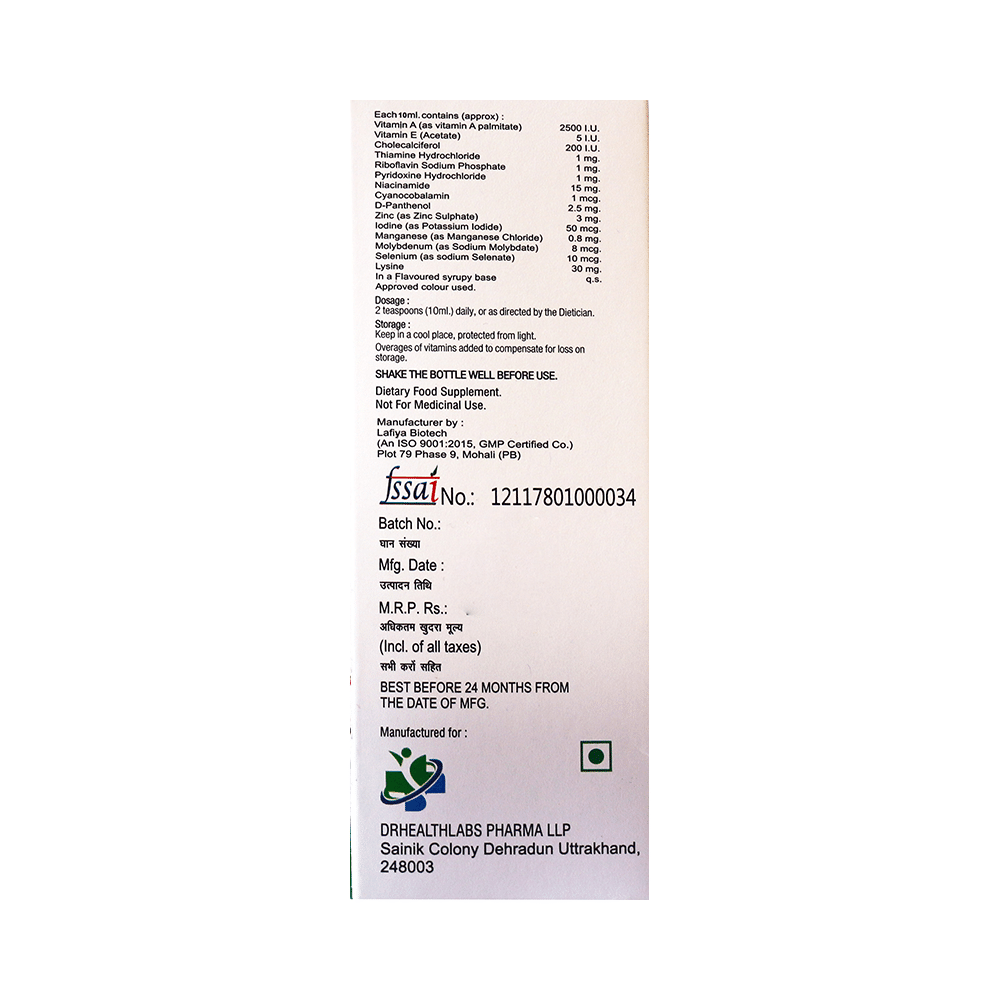 Healthvita-S Syrup - Image 3