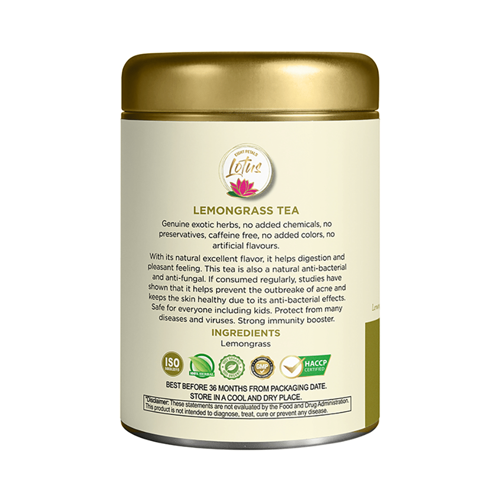 Eight Petals Lotus Lemon Grass Tea Leaves - Image 3