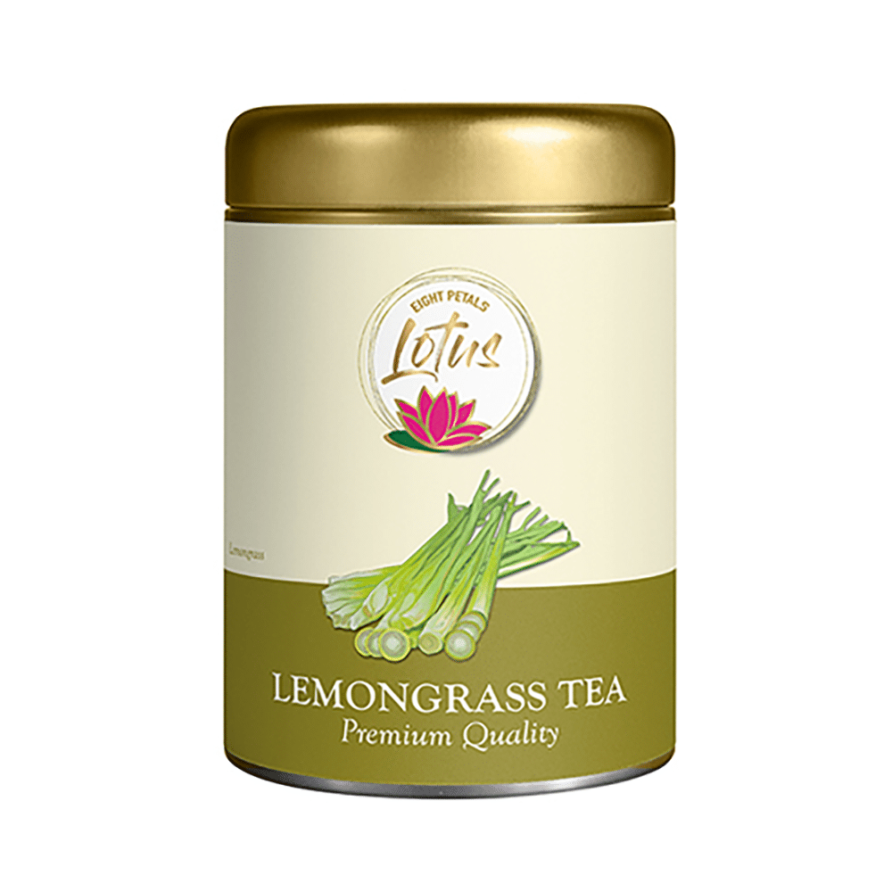 Eight Petals Lotus Lemon Grass Tea Leaves - Image 1