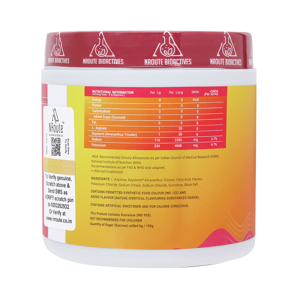Nroute Pep-Up Powder Tangy Guava - Image 2