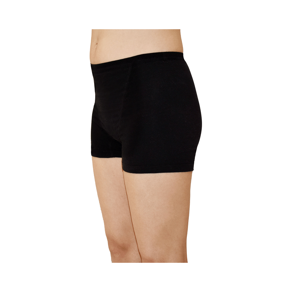 QNIX Boxer Brief Period Underwear Black Medium - Image 4