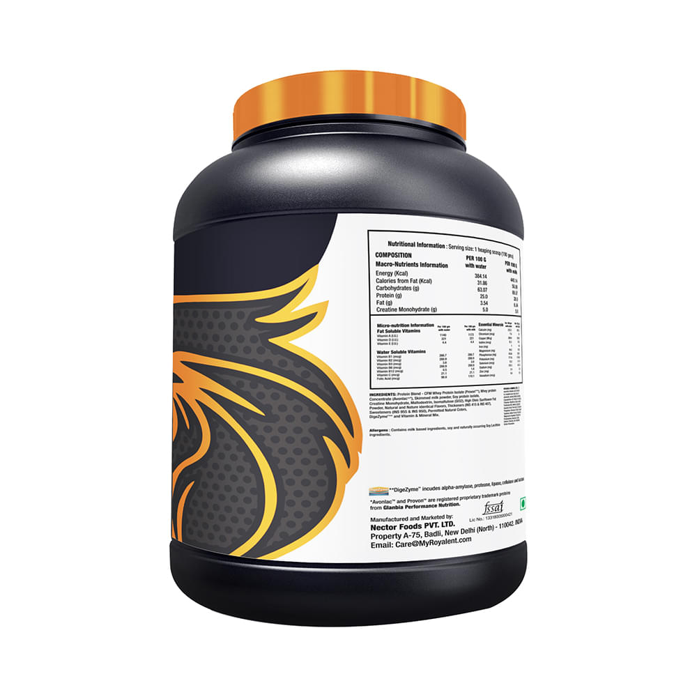 Royalent Lean Mass Gainer Vanilla - Image 2