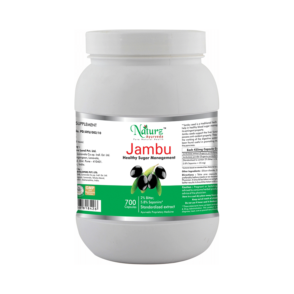 Naturz Ayurveda Jambu 425mg Capsule