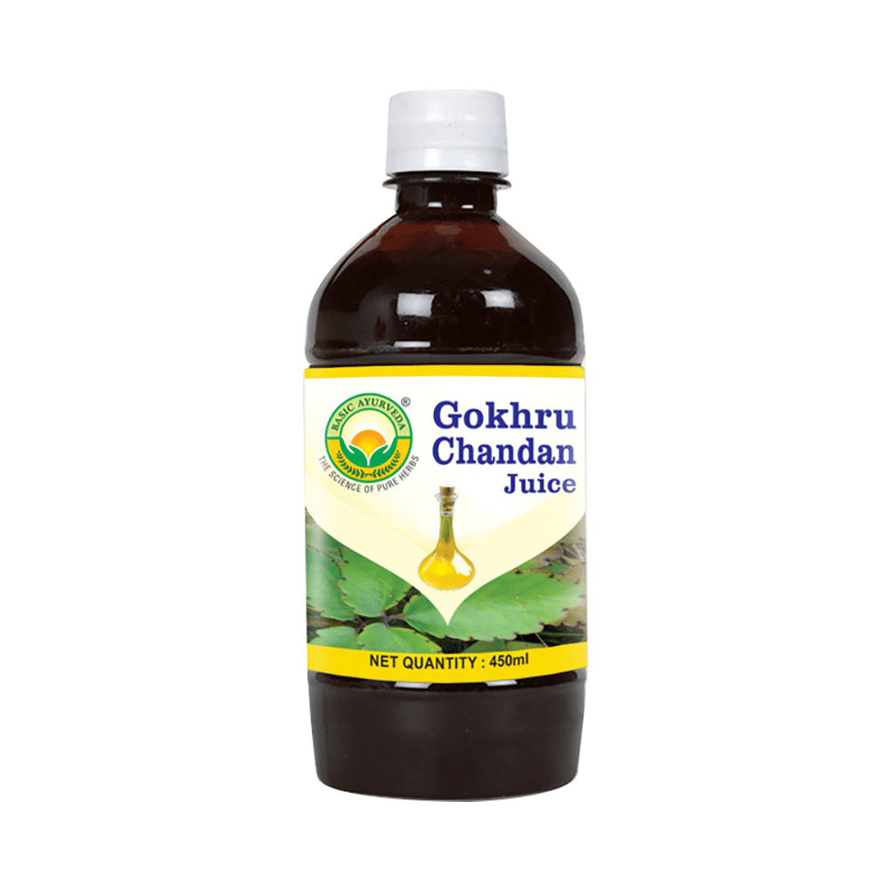Basic Ayurveda Gokhru Chandan Juice - Image 2