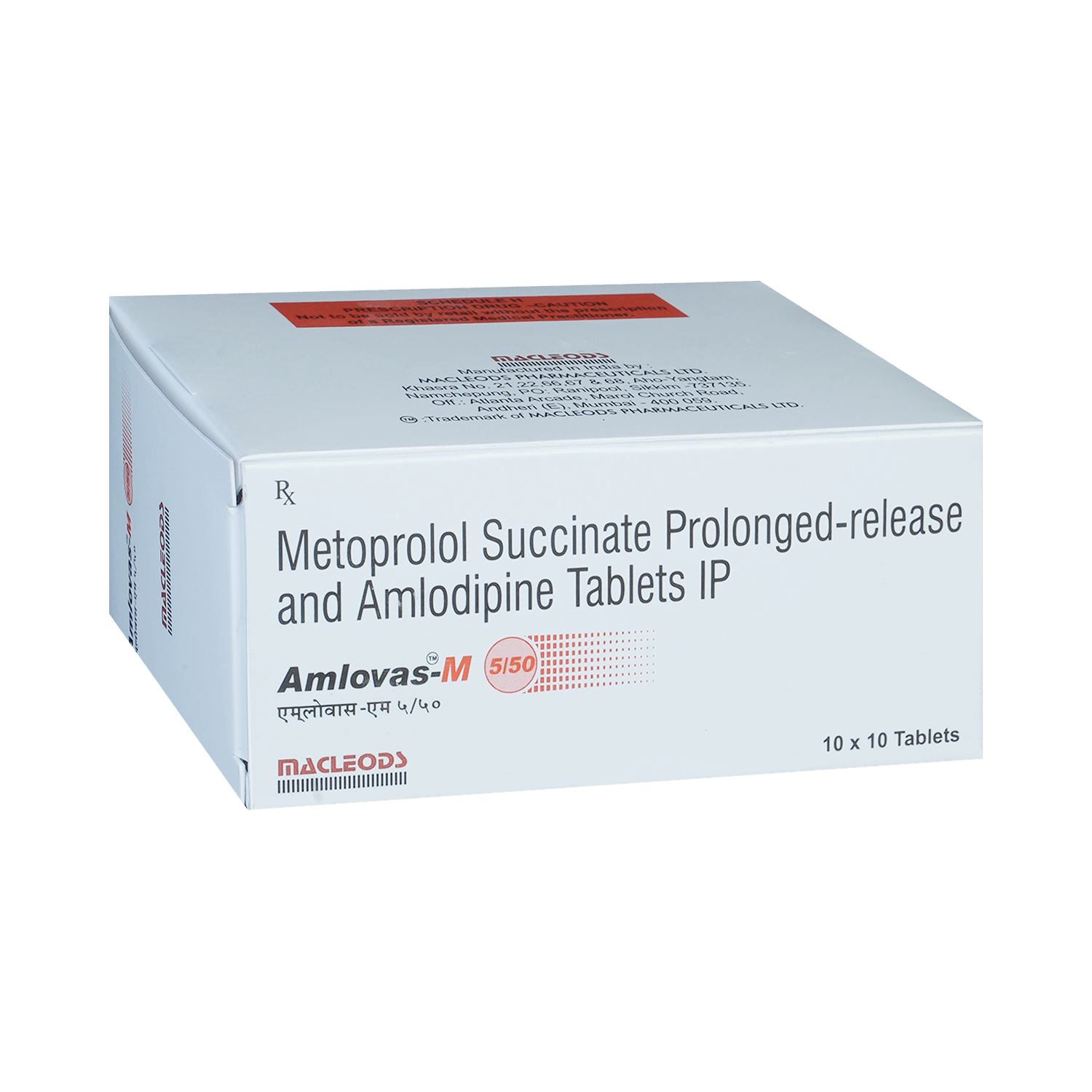 Amlovas-M 5/50 Tablet PR - Image 2