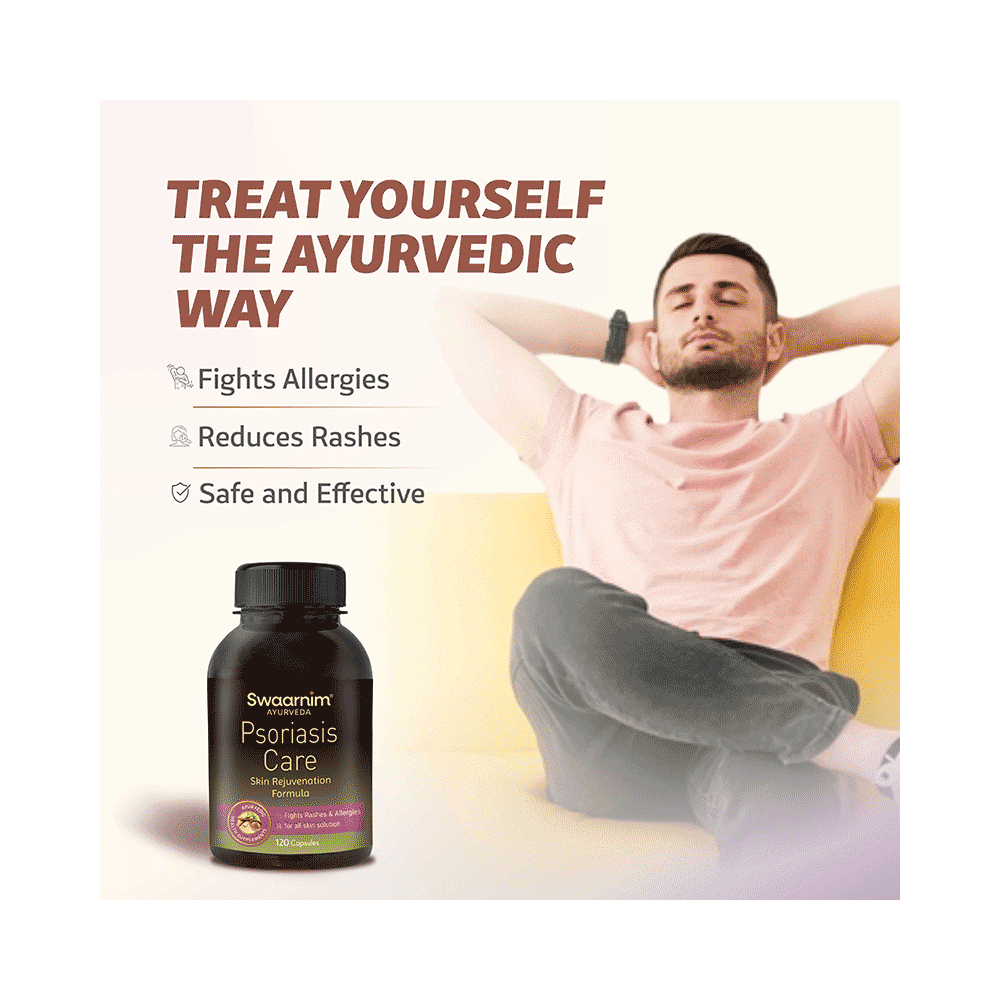 Swaarnim Ayurevda Psoriasis Care Capsule (120 Each) - Image 7