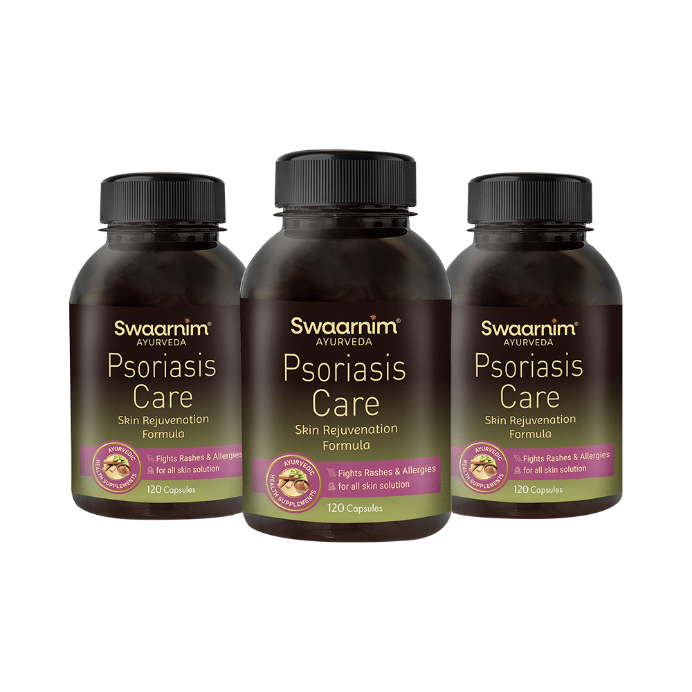 Swaarnim Ayurevda Psoriasis Care Capsule (120 Each) - Image 1