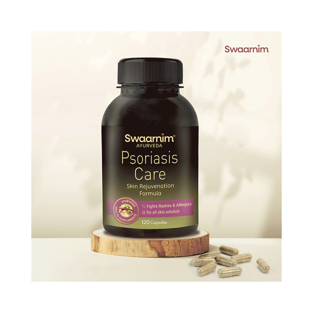Swaarnim Ayurevda Psoriasis Care Capsule (120 Each) - Image 3