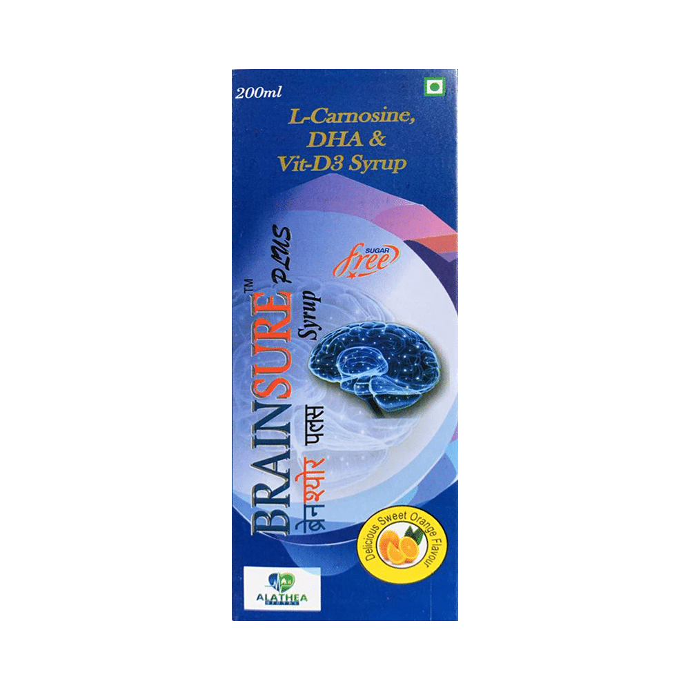 Brainsure Plus Syrup Delicious Sweet Orange Sugar Free - Image 1
