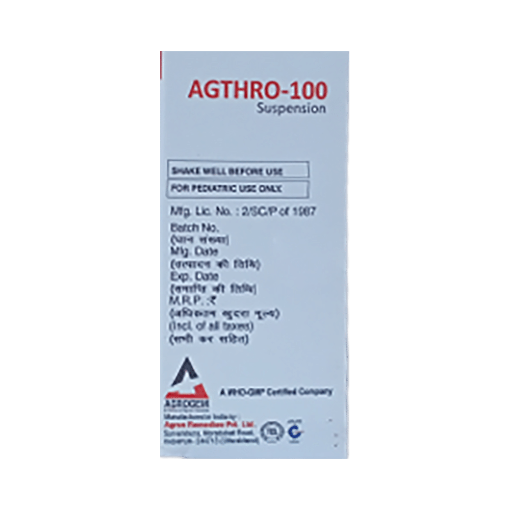 Agthro 100 Oral Suspension - Image 3