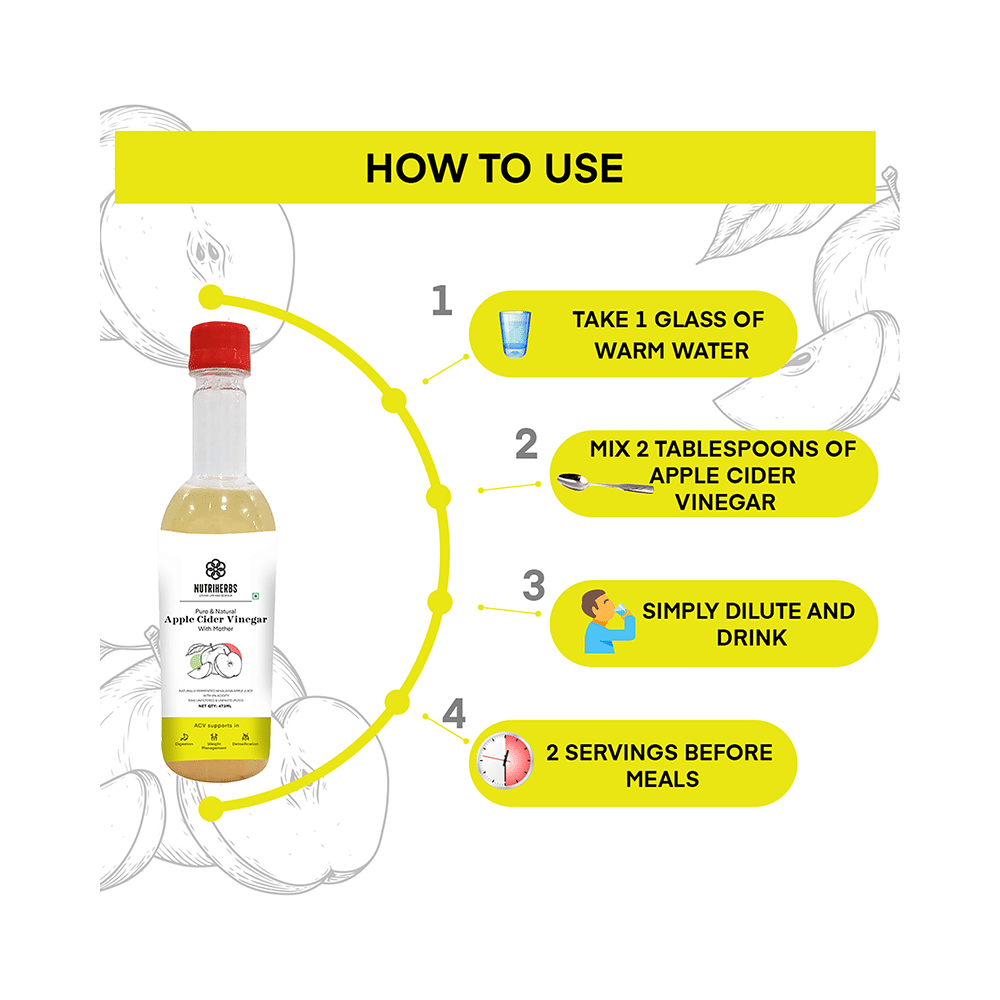 Nutriherbs Apple Cider Vinegar with Mother of Vinegar - Image 5