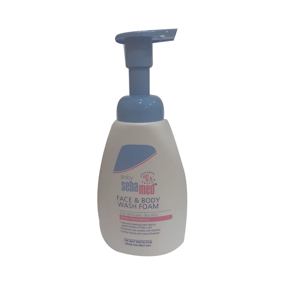 Sebamed Baby Face & Body Wash Foam | For Baby's Delicate & Dry Skin - Image 1