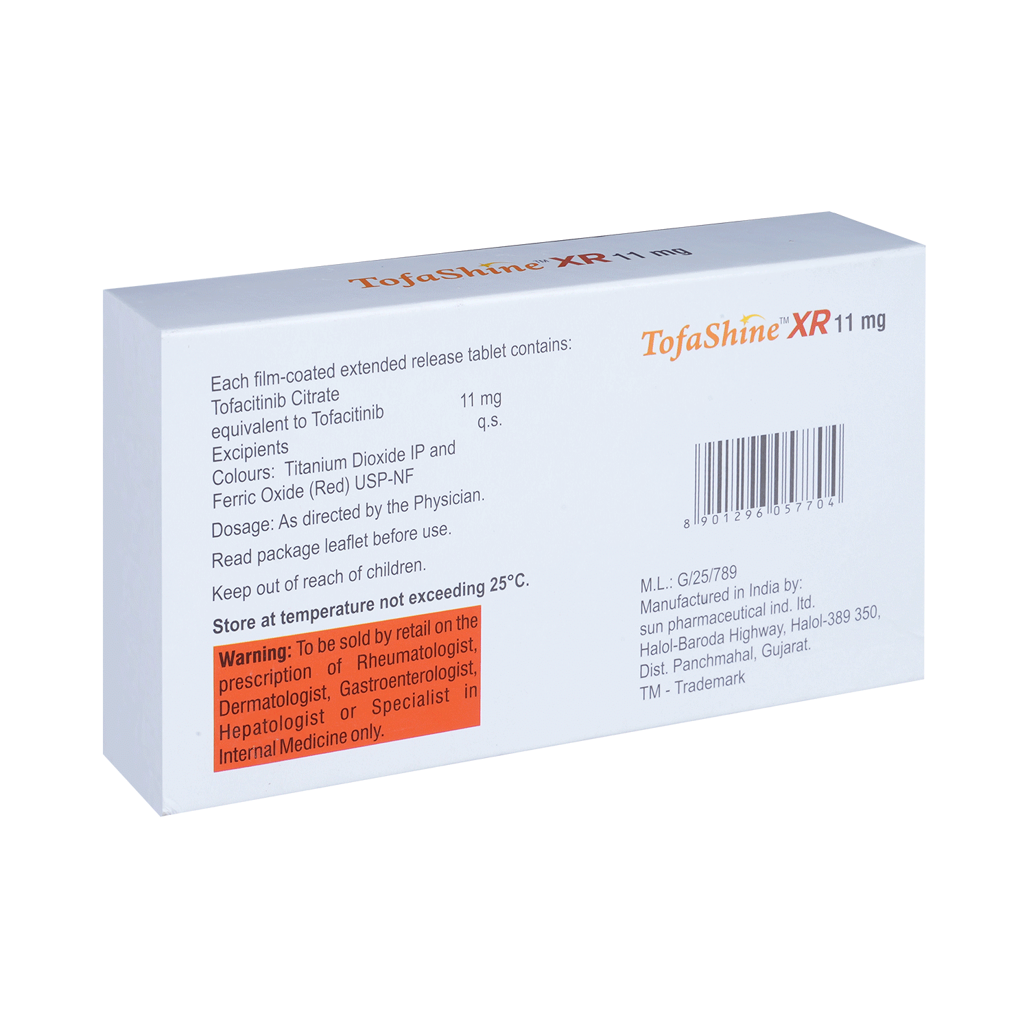 Tofashine XR 11mg Tablet - Image 3