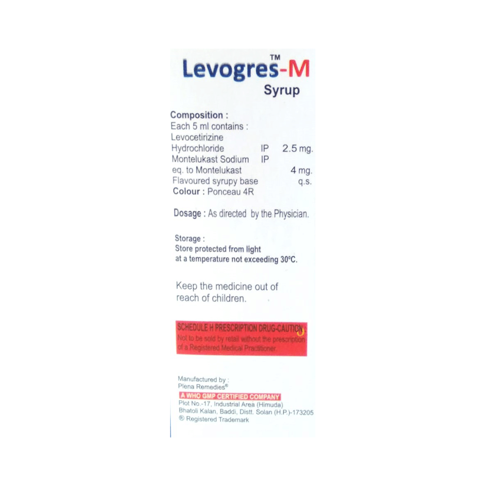 Levogres-M Syrup - Image 2