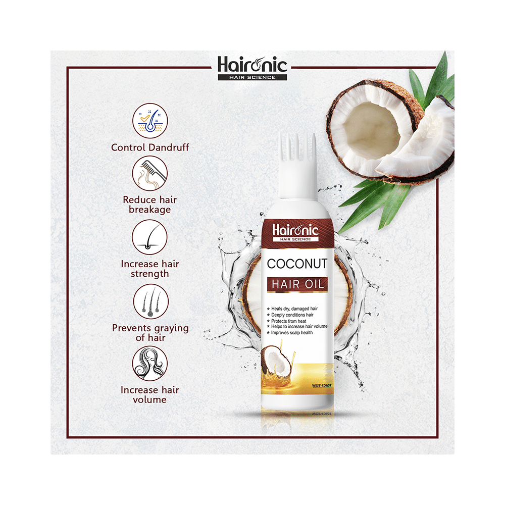 Haironic  Coconut Hair Oil - Image 4