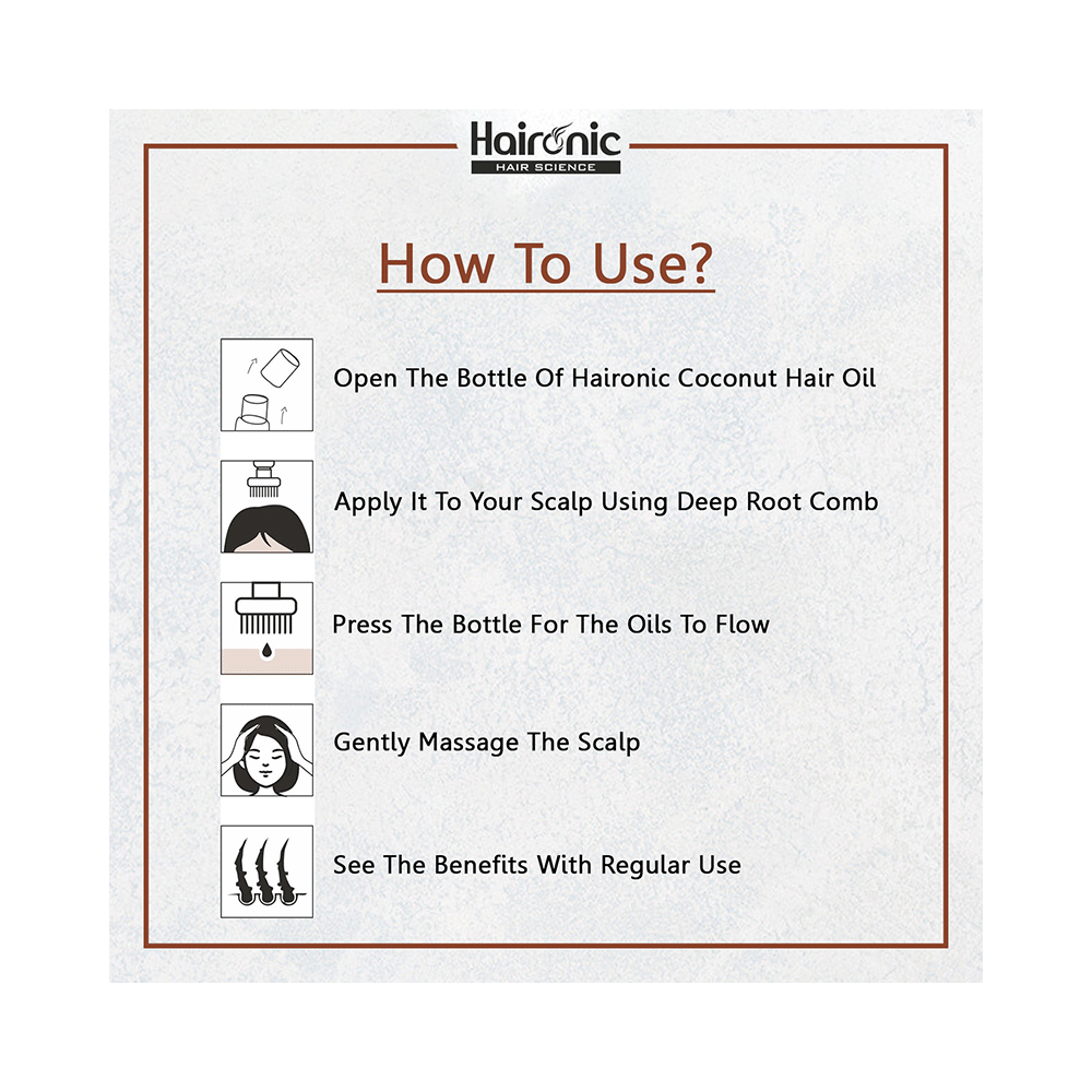 Haironic  Coconut Hair Oil - Image 6