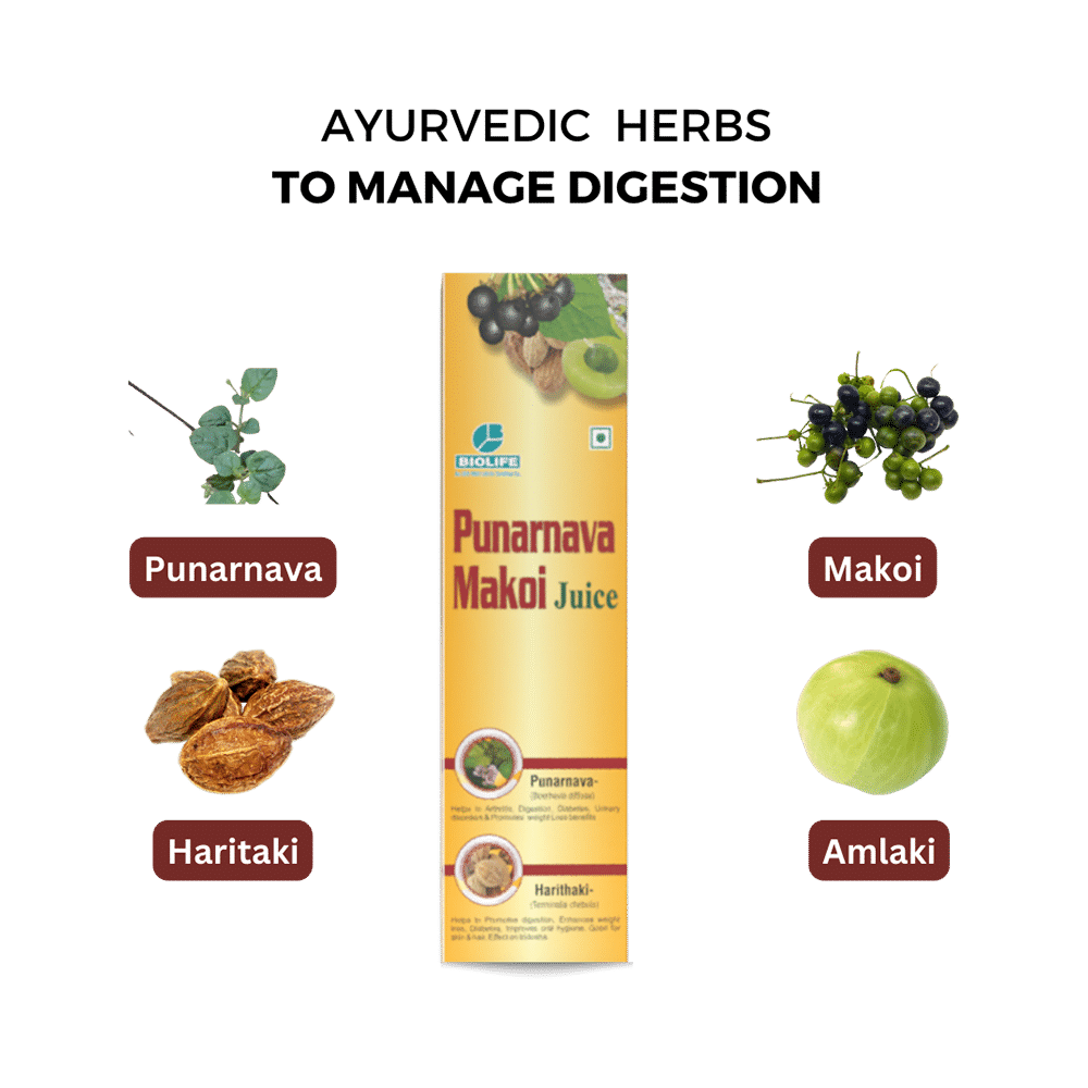 Biolife Punarnava Makoi Juice (700ml Each) - Image 5