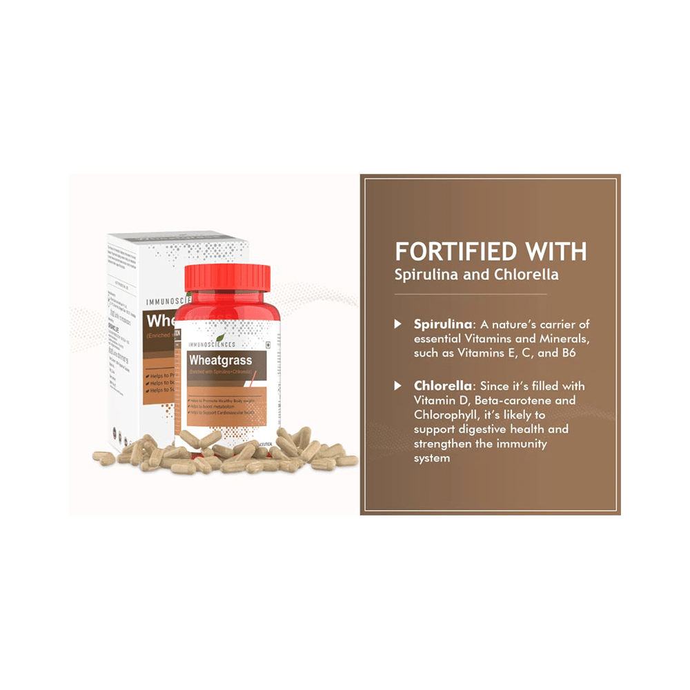 Immunosciences Wheet Grass Capsule - Image 6