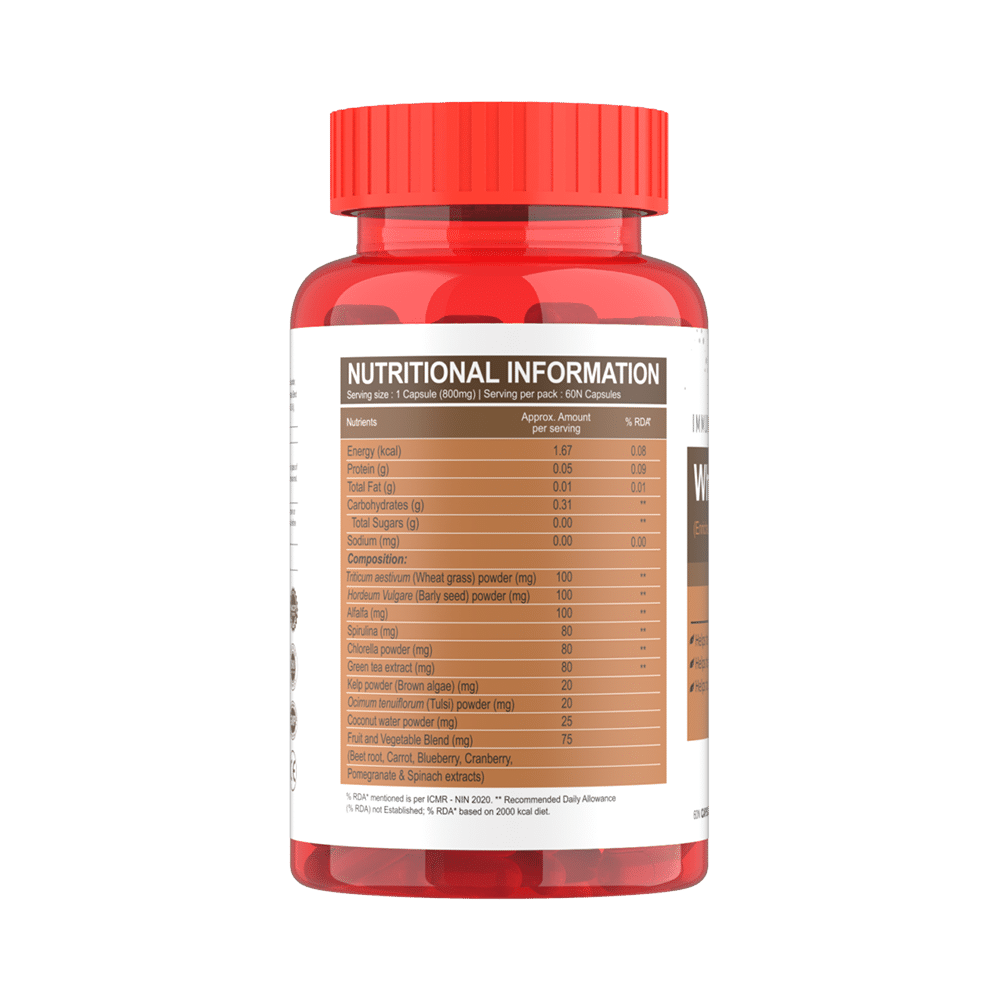 Immunosciences Wheet Grass Capsule - Image 2