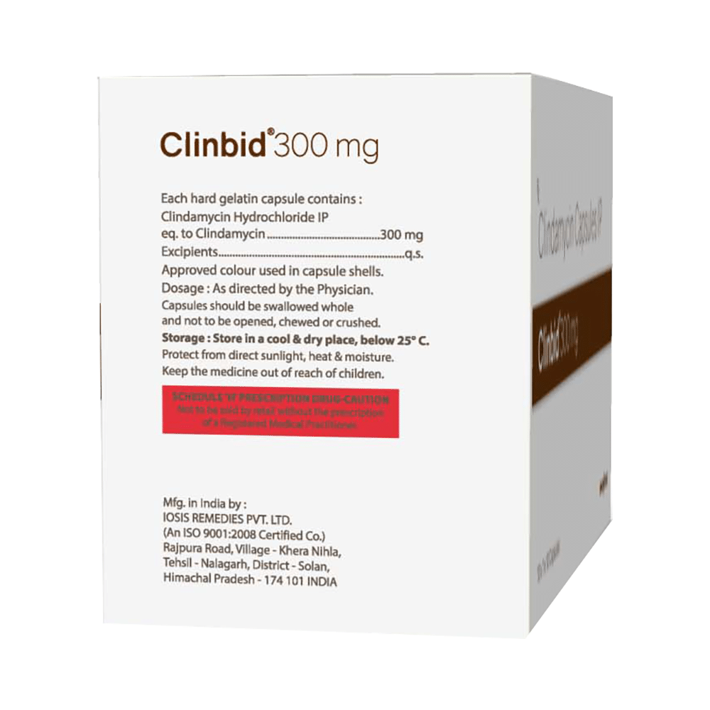 Clinbid 300mg Capsule - Image 4