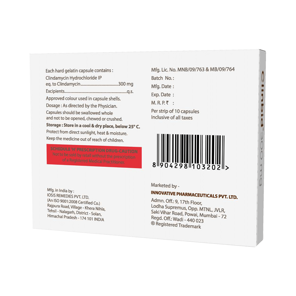 Clinbid 300mg Capsule - Image 2