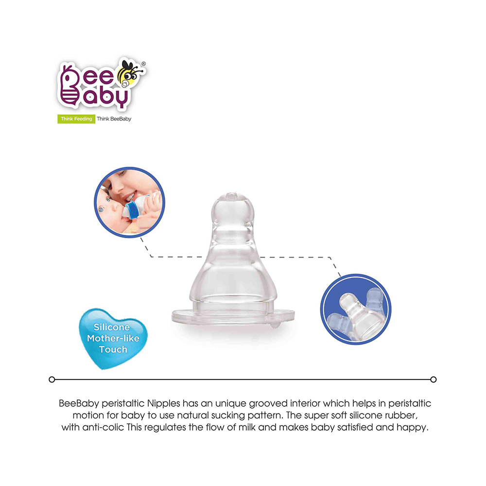 BeeBaby Basic Slim Neck Baby Feeding Bottle with Anti Blue - Image 3