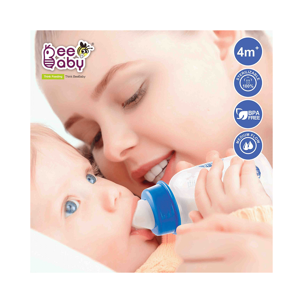 BeeBaby Basic Slim Neck Baby Feeding Bottle with Anti Blue - Image 4